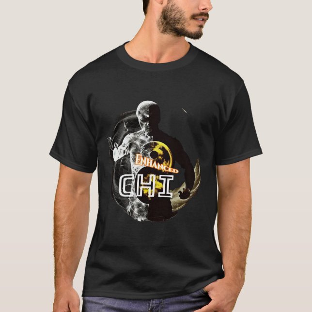 T-shirt Yin Yang Tai Chi Chi Système De Croissance (Devant)