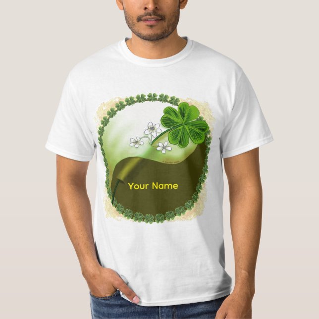 T-shirt Yin Yang Trèfle (Devant)