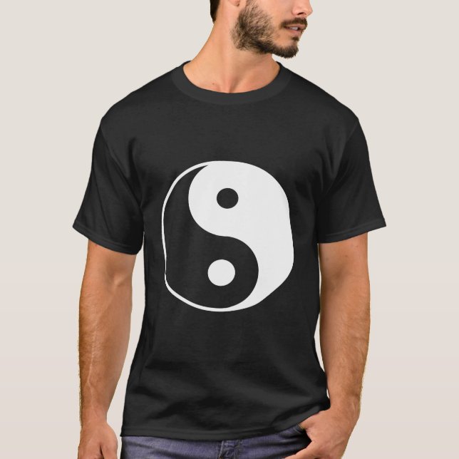 T-shirt Yin Yang White (Devant)