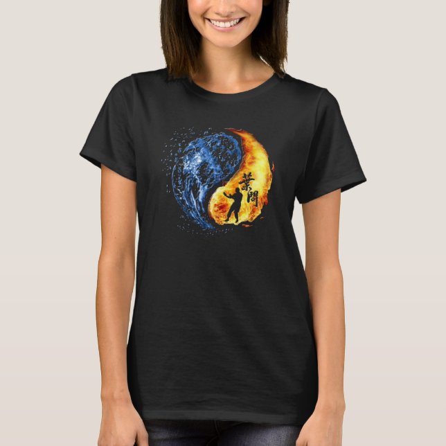 T-shirt Yin Yang - Wing Chun "Kung Fu" (Devant)