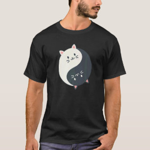 T-shirt Yin Yang Yoga Zen Chats Mignons pour Yoga 2