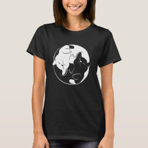 T-shirt Yin Yang Yoga Zen Chats - Yoga Chat