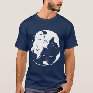 T-shirt Yin Yang Yoga Zen    ChatsYoga Chat Cadeau