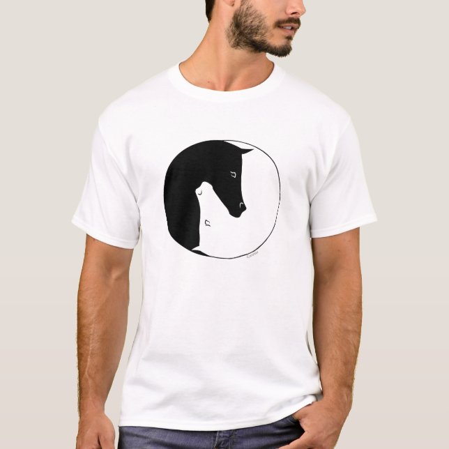 T-shirt Ying équestre Yang (Devant)