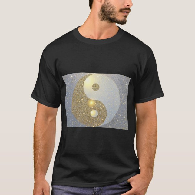 T-shirt Ying Yang doré (Devant)