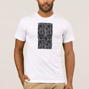 T-shirt Ying Yang Gray Dragons