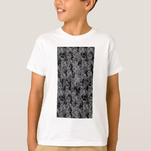 T-shirt Ying Yang Gray Dragons