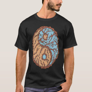 T-shirt Ying Yang Tai Chi Paix Chinois Feng Shui Bagua Da