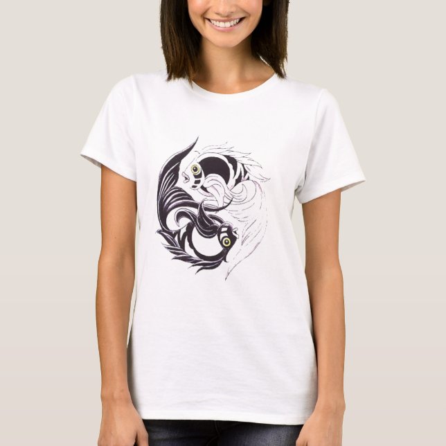 T-shirt YingYang Koi (Devant)