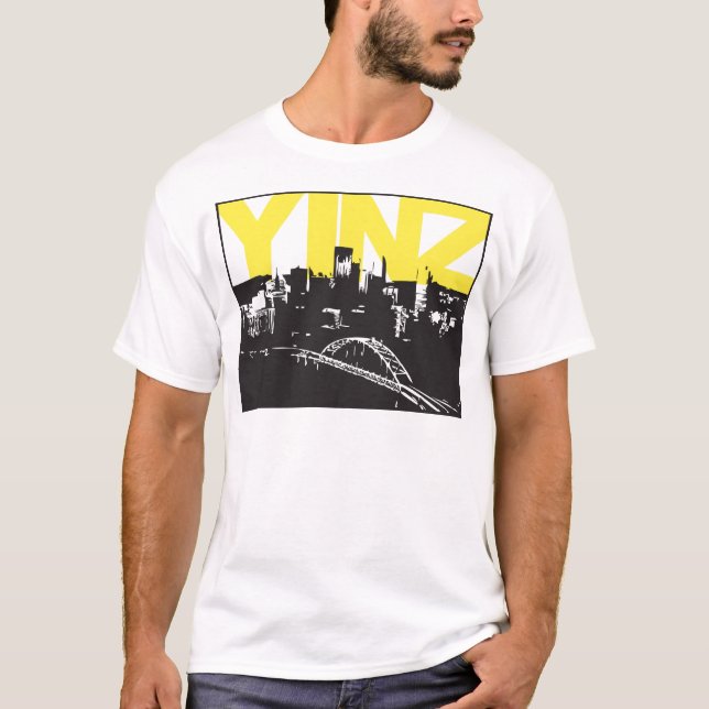 T-shirt Yinz Pittsburgh (Devant)