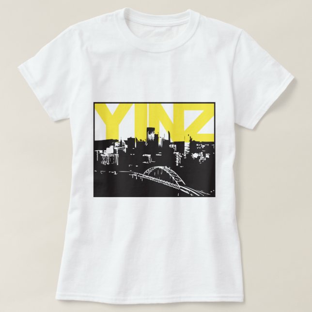 T-shirt Yinz Pittsburgh (Design devant)