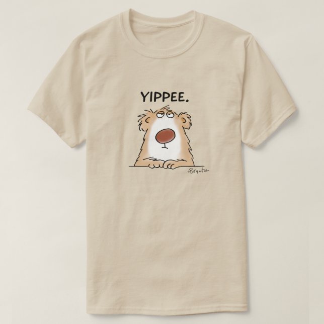 T-shirt YIPPEE BEAR Sandra Boynton (Design devant)