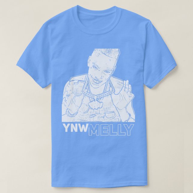 T-shirt YNW Melly White (Design devant)