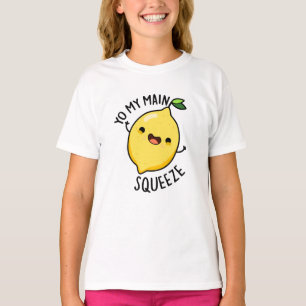 T-shirt Yo Ma Squeeze Principale Funny Pun citron