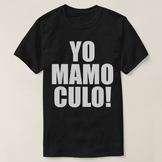 T-shirt Yo Mamo Culo  (Design devant)