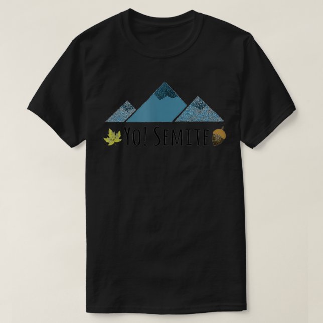 T-shirt Yo sémite juive Yosemite YoSemite Tee (Design devant)