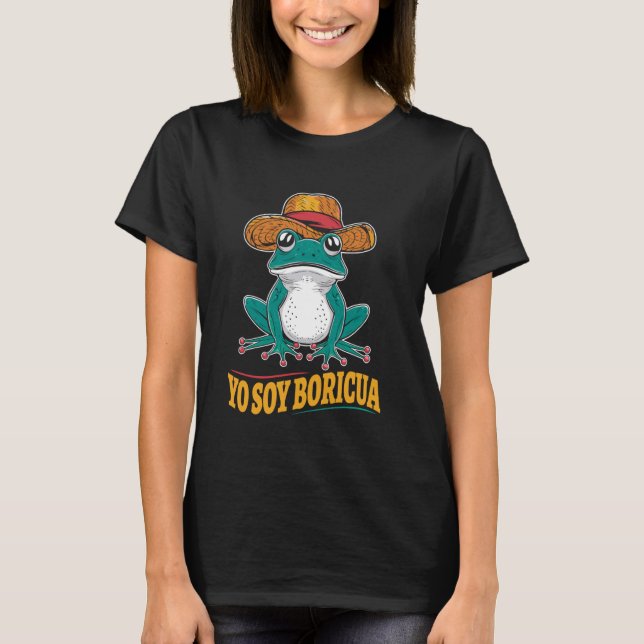 T-shirt Yo Soy Boricua Coqui Porto Rico Porto Rico (Devant)