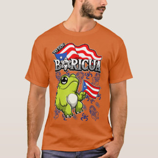 T-shirt Yo Soy Boricua Porto Rico Animaux Coqui Frog