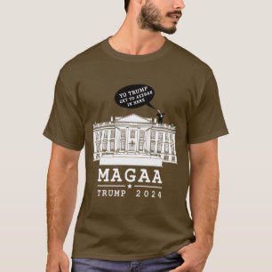 T-shirt YO TRUMP 2024 MAGA