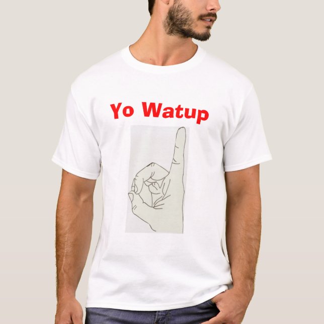 T-shirt yo Watup (Devant)