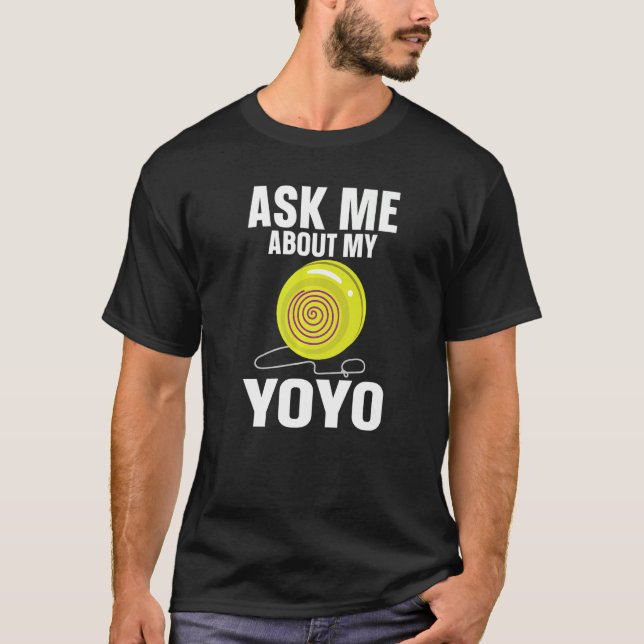 T-shirt Yo-Yo Ask Me About YoYo Premium (Devant)