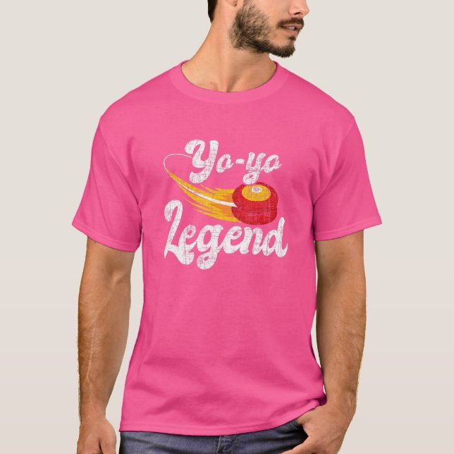 T-shirt Yo Yo Legend  Yoyo Master Concours de tricks Pasti (Devant)
