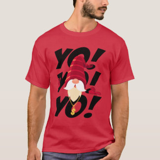 T-shirt Yo Yo Yo Santa friend