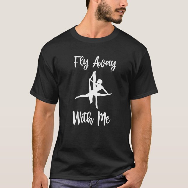 T-shirt Yoga aérien (Devant)