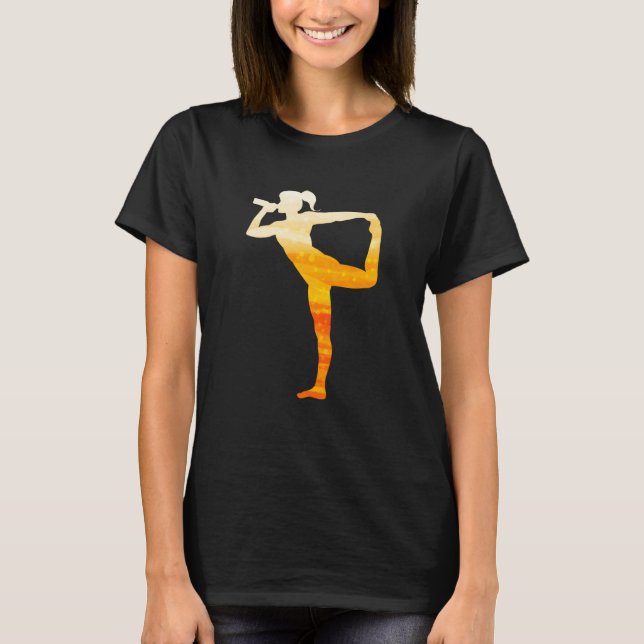 T-shirt Yoga And Beer On St Patricks Day (Devant)