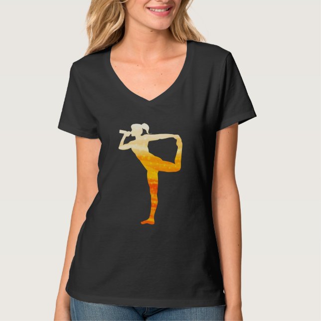 T-shirt Yoga And Beer On St Patricks Day (Devant)