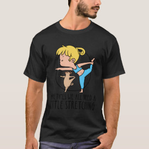 T-shirt Yoga Asana Pose Méditation Chien Maman