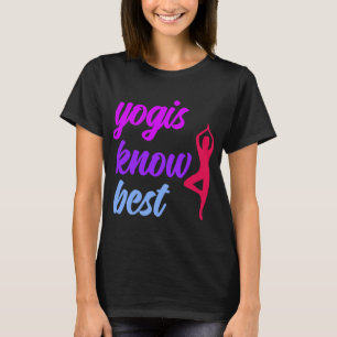 T-shirt Yoga Asana Vrikshasana Pose Yogis Connu Le Mieux D