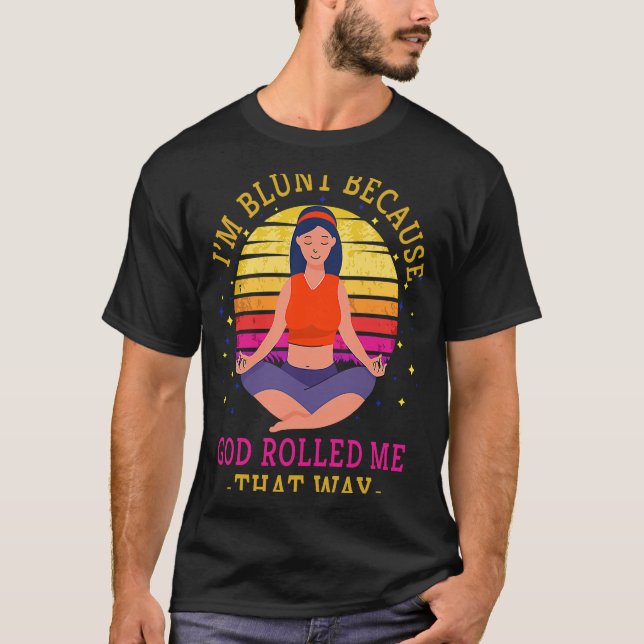T-shirt Yoga black Girl For Girl black Girl Tattoo Yoga (Devant)