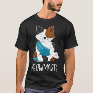 T-shirt Yoga Ca Meowmaste Meow Maste