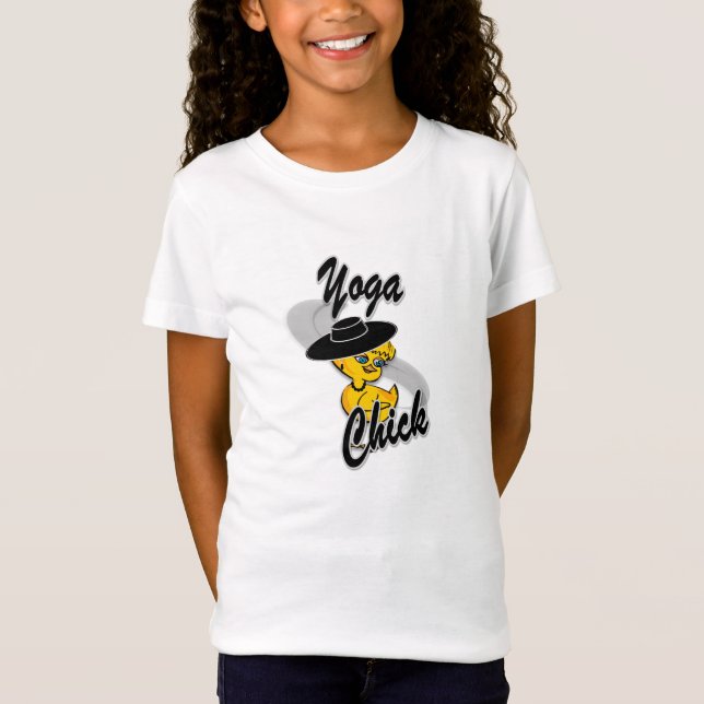 T-Shirt Yoga Chick #4 (Devant)
