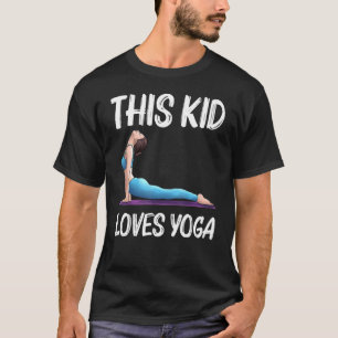 T-shirt Yoga Cool Pour Enfants Garçons Yogi Exercice Physi