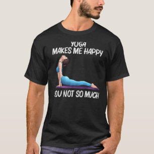 T-shirt Yoga cool Pour Hommes Femmes Yogi Exercice Physiqu