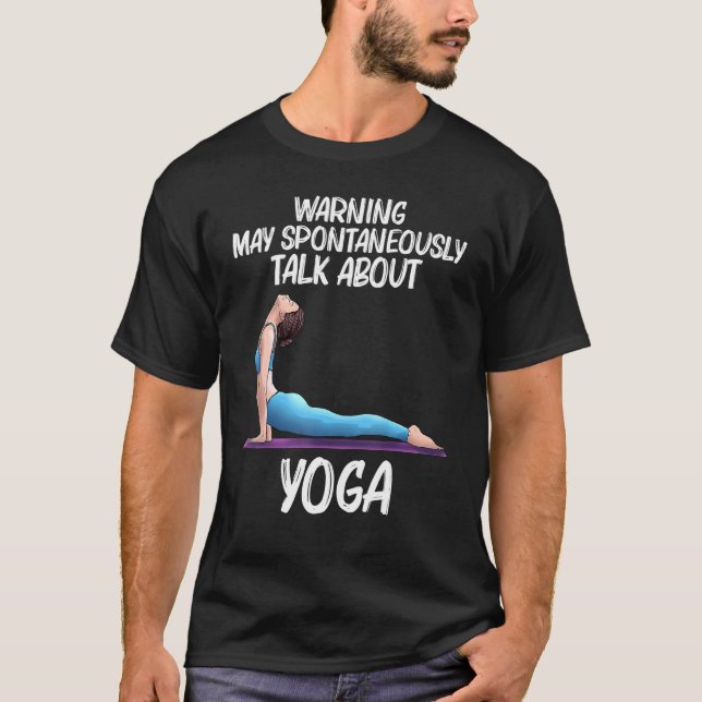 T-shirt Yoga cool Pour Hommes Femmes Yogi Exercice Physiqu (Devant)