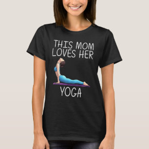 T-shirt Yoga Cool Pour Maman Mère Yogi Exercice Physique T