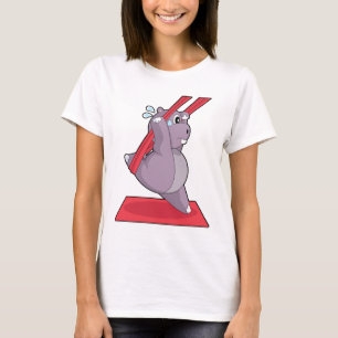 T-shirt Yoga de gymnaste pour hippopotames Fitness