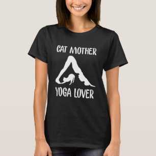 T-shirt Yoga de la mère au chat Méditation drôle de mama