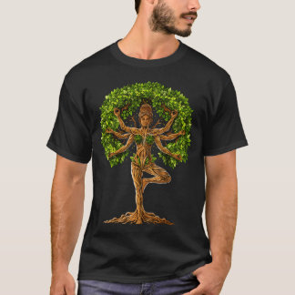 T-shirt Yoga de l'Arbre de Vie