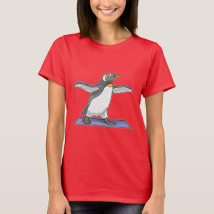 T-shirt Yoga de pingouin Gymnastique Fitness