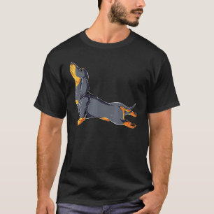 T-shirt Yoga de teckel Namaste Méditation spirituelle Chak