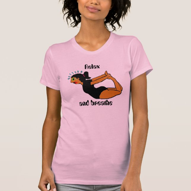 T-shirt yoga délicat (Devant)