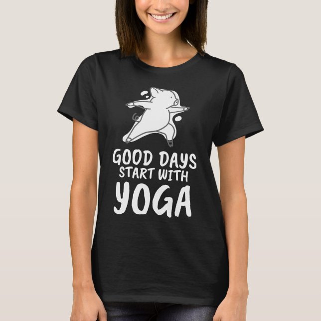 T-shirt Yoga dire 83 (Devant)