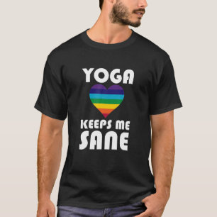 T-shirt Yoga Dit Avec 7 Couleurs Chakra Coeur YOGA KEEPS