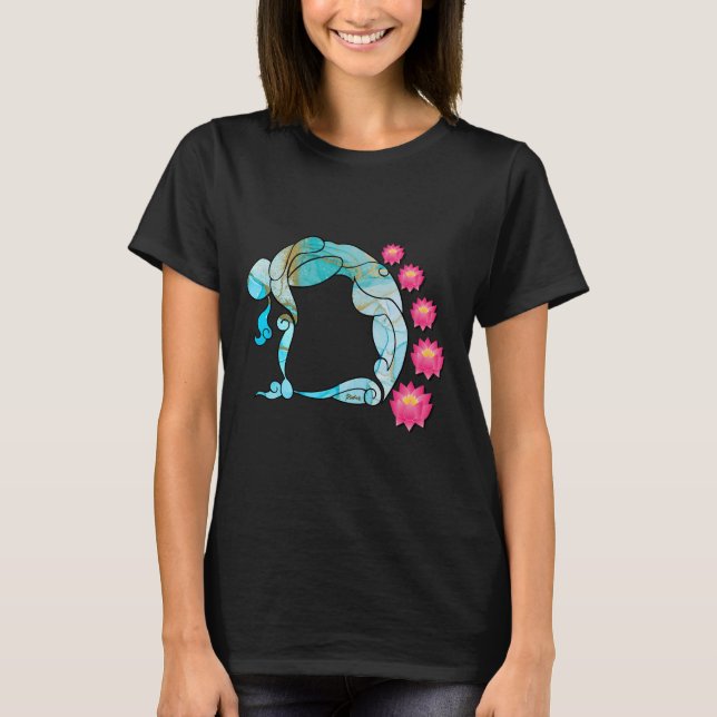 T-shirt Yoga en Pose ~ Ustrasana (Devant)
