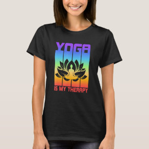 T-shirt Yoga est ma thérapie Yoga