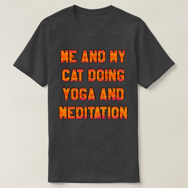 T-SHIRT YOGA ET MÉDITATION (Design devant)
